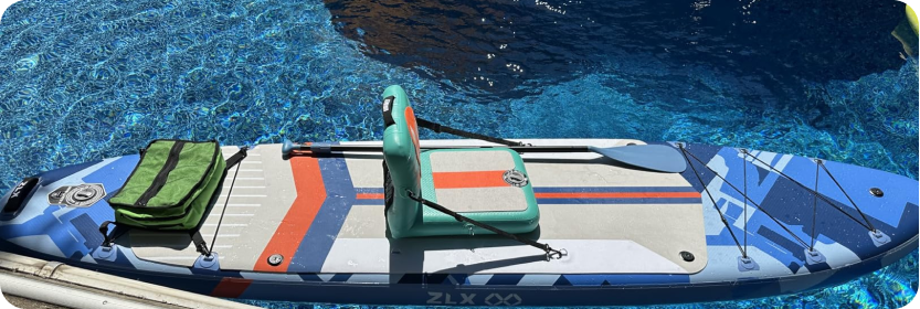 So befestigen Sie einen Sitz an Ihrem Paddleboard für ein Kajak-Erlebnis