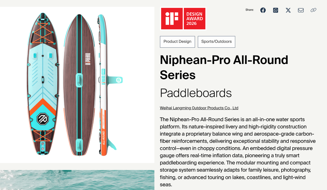 Niphean PRO Series gewinnt den iF Design Award