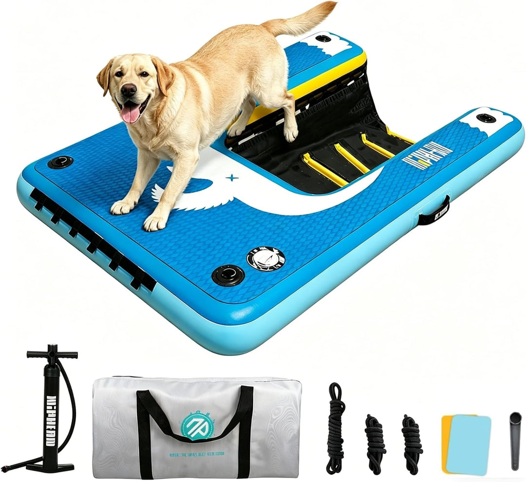 Niphean Aufblasbare Hundebootrampe