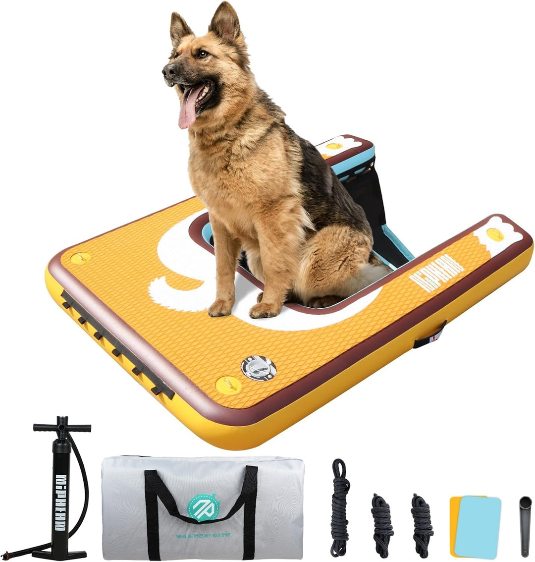 Niphean Aufblasbare Hundebootrampe