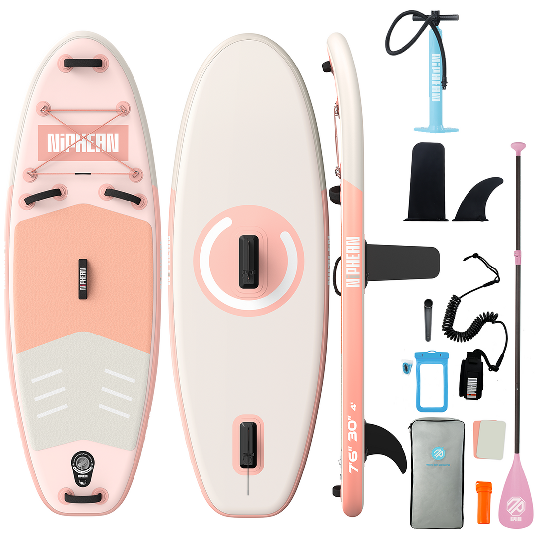 Niphean 7'6" Aufblasbares Stand-Up-Paddle-Board-Set