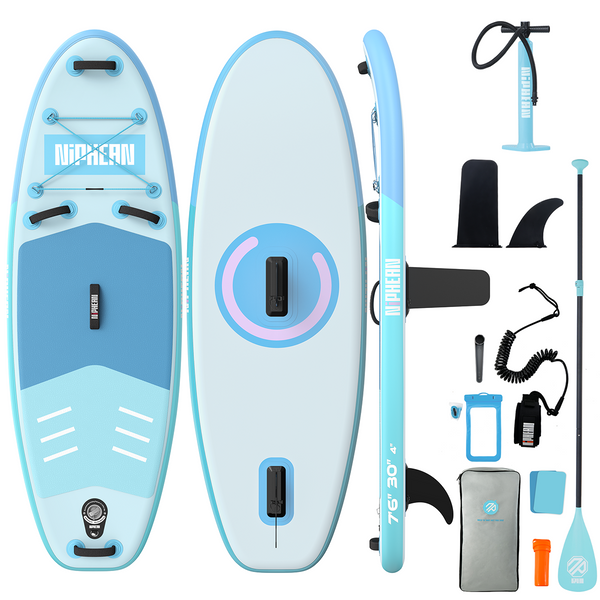 Niphean 7'6" Aufblasbares Stand-Up-Paddle-Board-Set