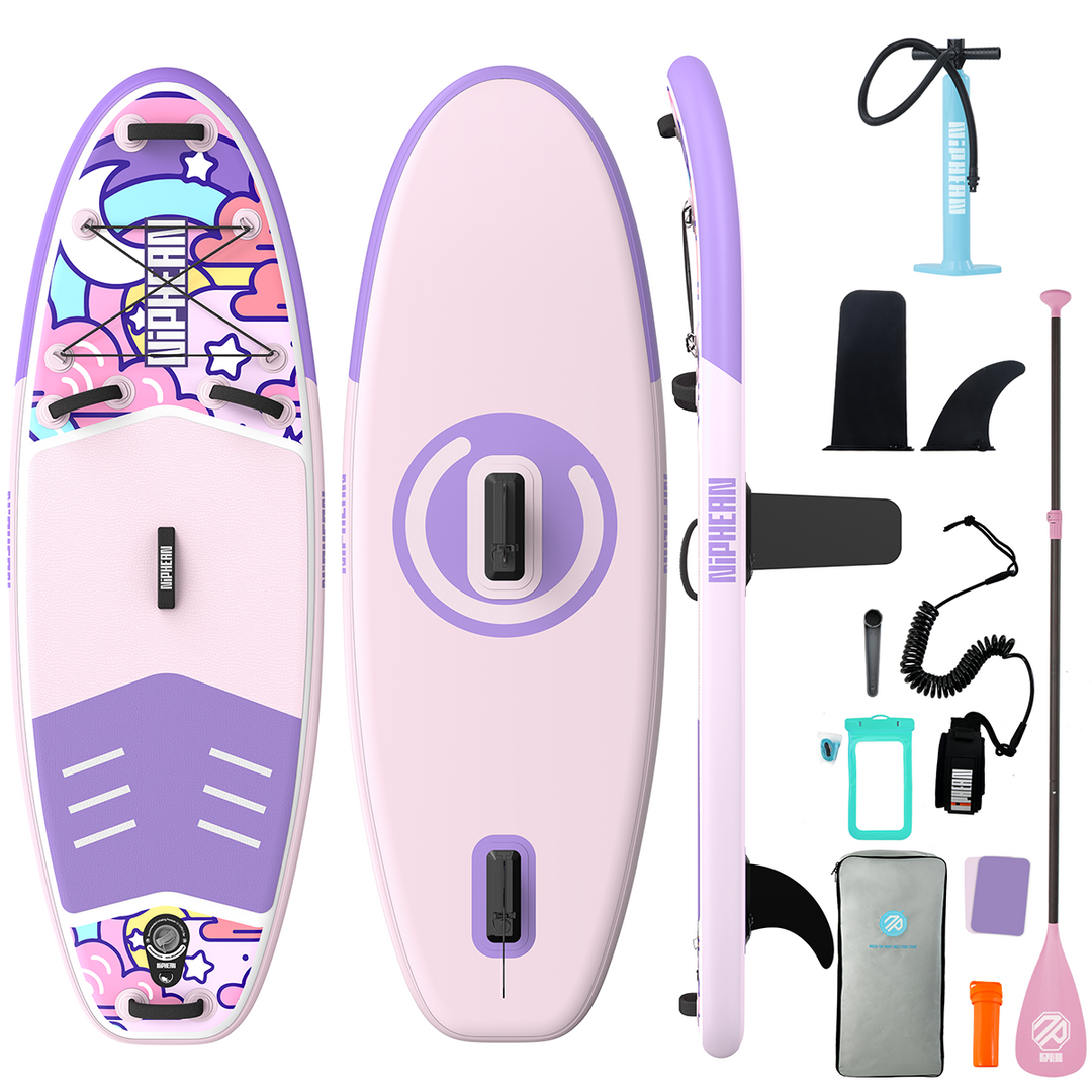 Niphean 7'6" Aufblasbares Stand-Up-Paddle-Board-Set