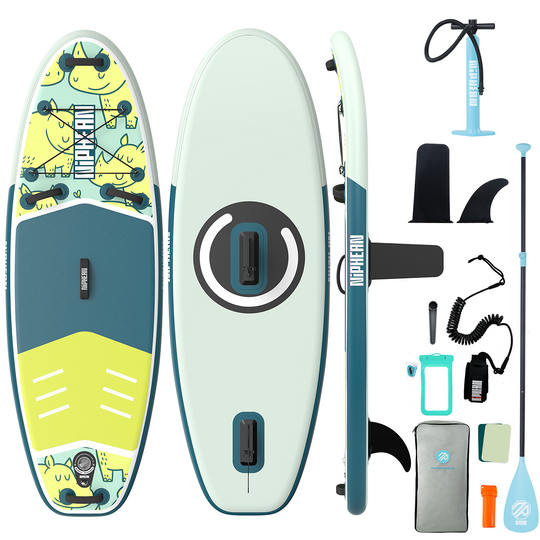 Niphean 7'6" Aufblasbares Stand-Up-Paddle-Board-Set
